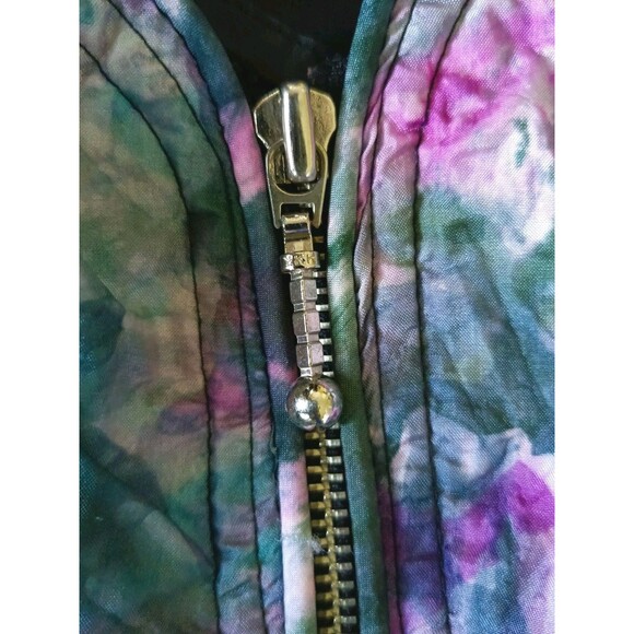 Vintage East West Jacket Womens XXL Black 90s Retro Colorful Full Zipper - Picture 4 of 9